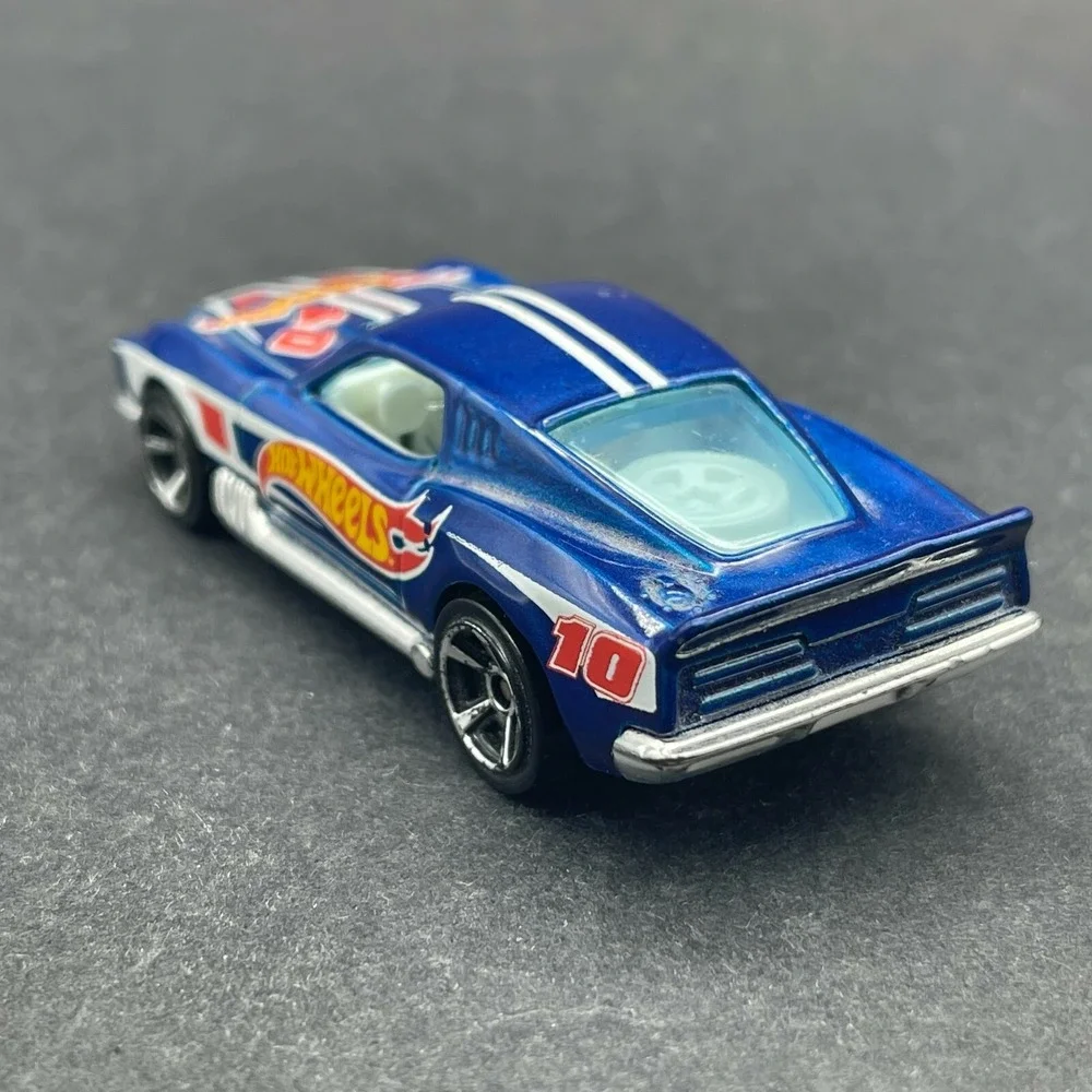 Hot Wheels Blvd Bruiser Race Racing‎ Team Car Blue Diecast 1/64 Scale Loose